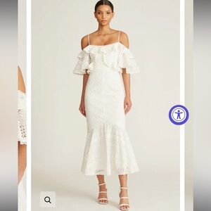 NWT Theia Margot Cold Shoulder Dress - Size 10